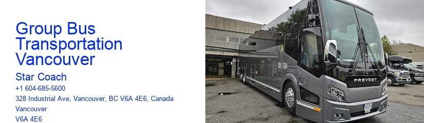 Group Bus Transportation Vancouver