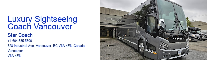 Luxury Sightseeing Coach Vancouver