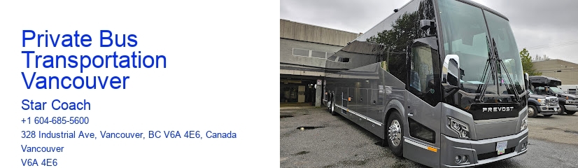 Private Bus Transportation Vancouver