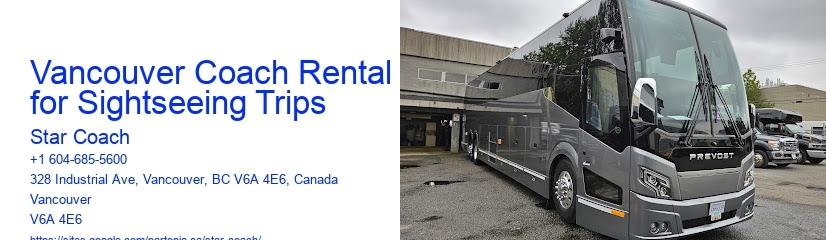 Vancouver Coach Rental for Sightseeing Trips