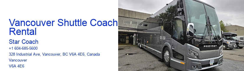 Vancouver Shuttle Coach Rental