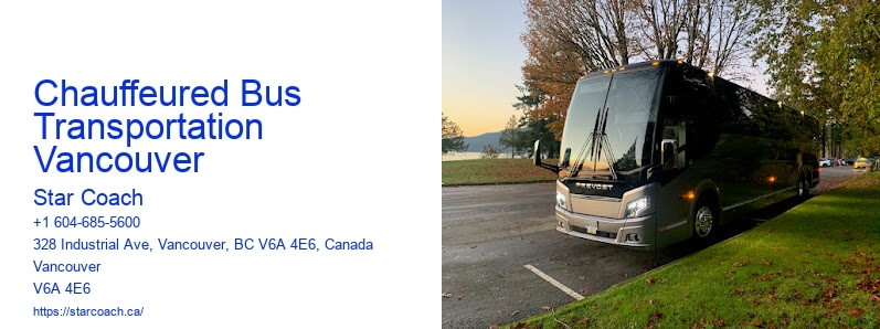Chauffeured Bus Transportation Vancouver