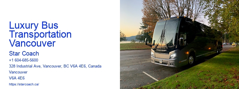 Luxury Bus Transportation Vancouver