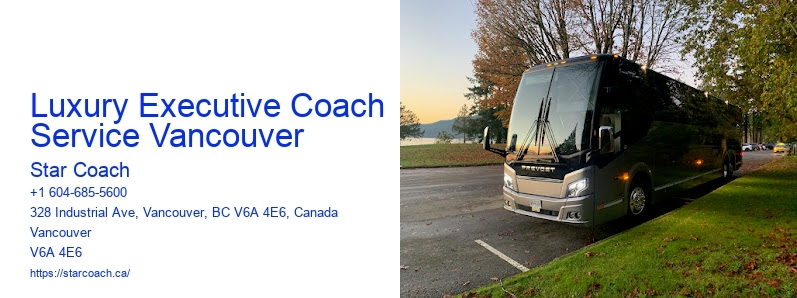 Luxury Executive Coach Service Vancouver