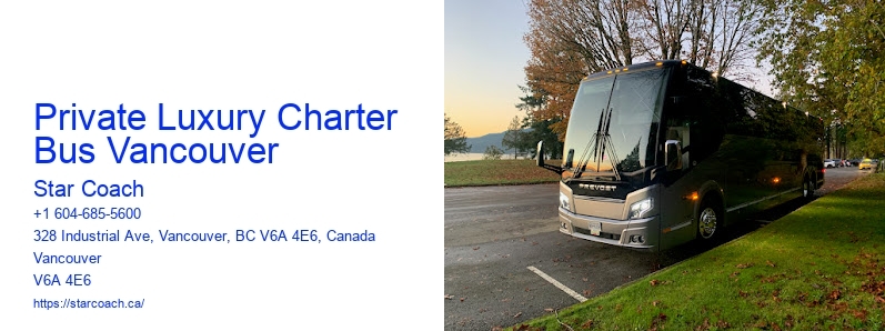 Private Luxury Charter Bus Vancouver
