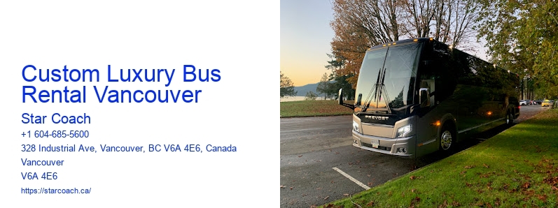 Custom Luxury Bus Rental Vancouver