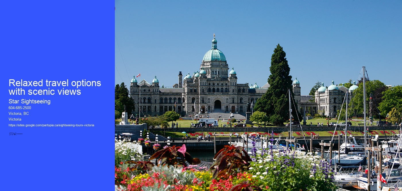 Relaxed travel options with scenic views