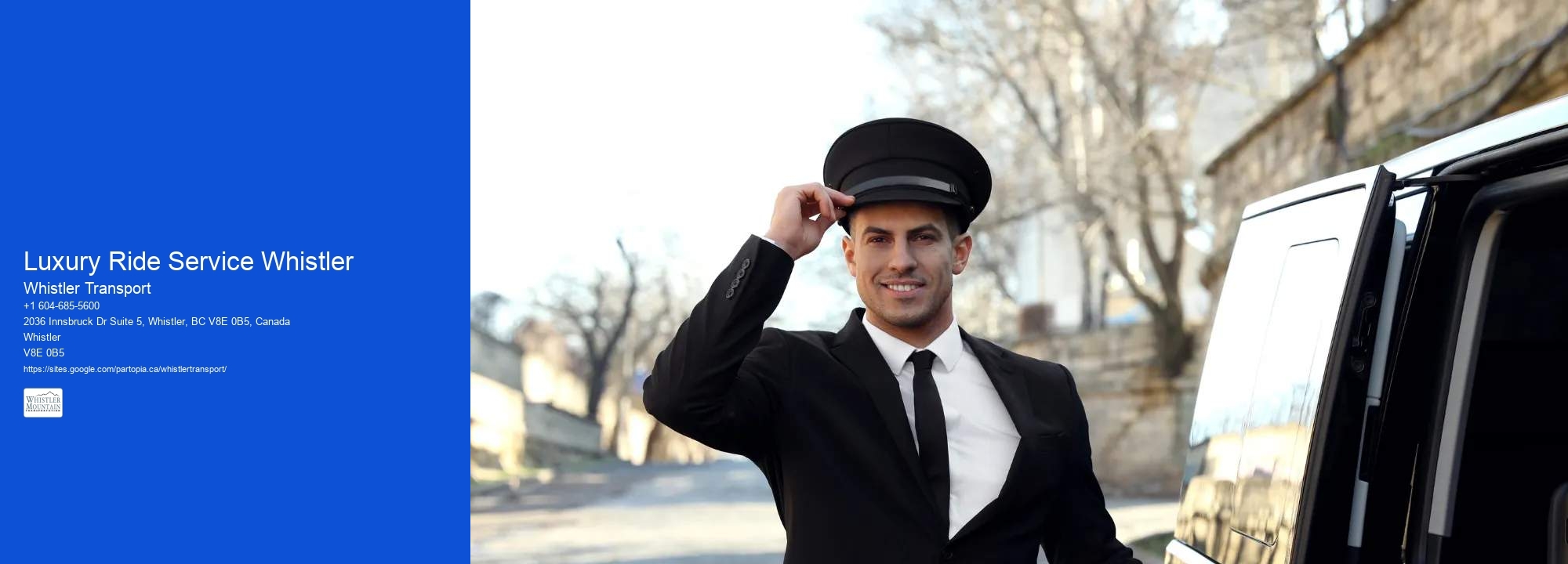 Luxury Ride Service Whistler