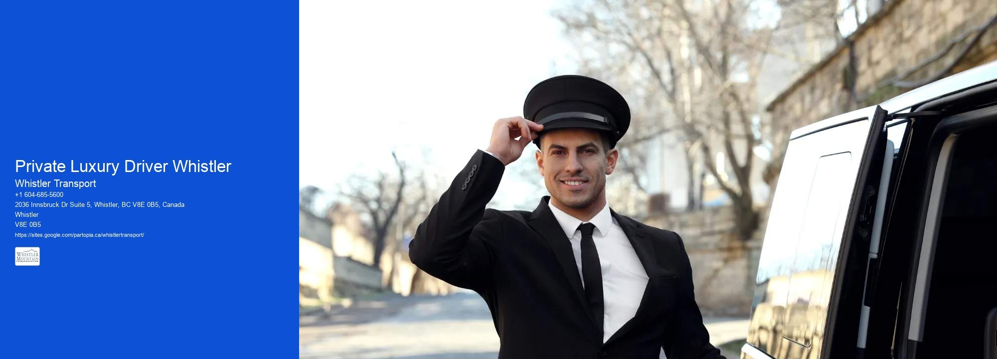 Private Luxury Driver Whistler