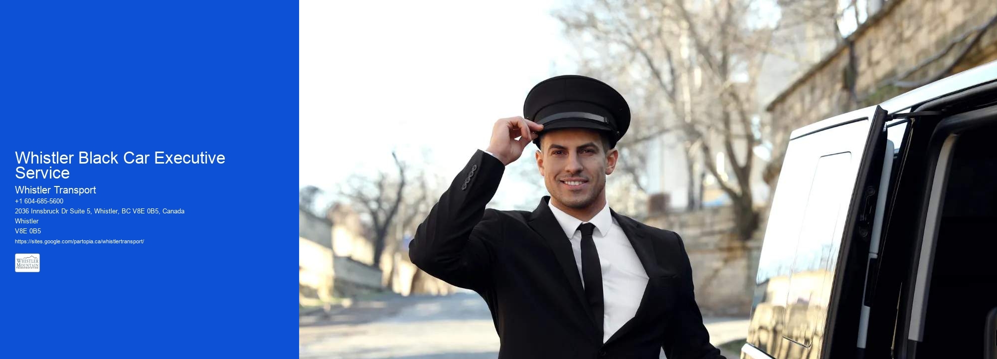 Whistler Black Car Executive Service