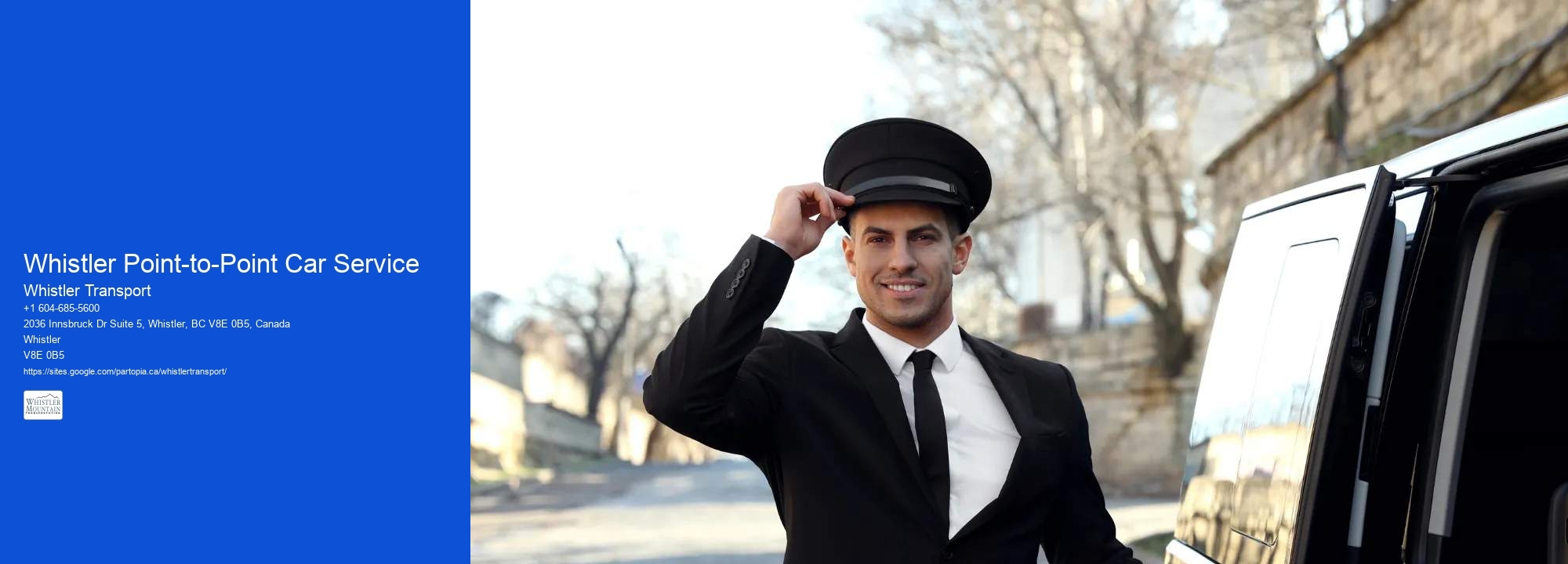 Whistler Point-to-Point Car Service