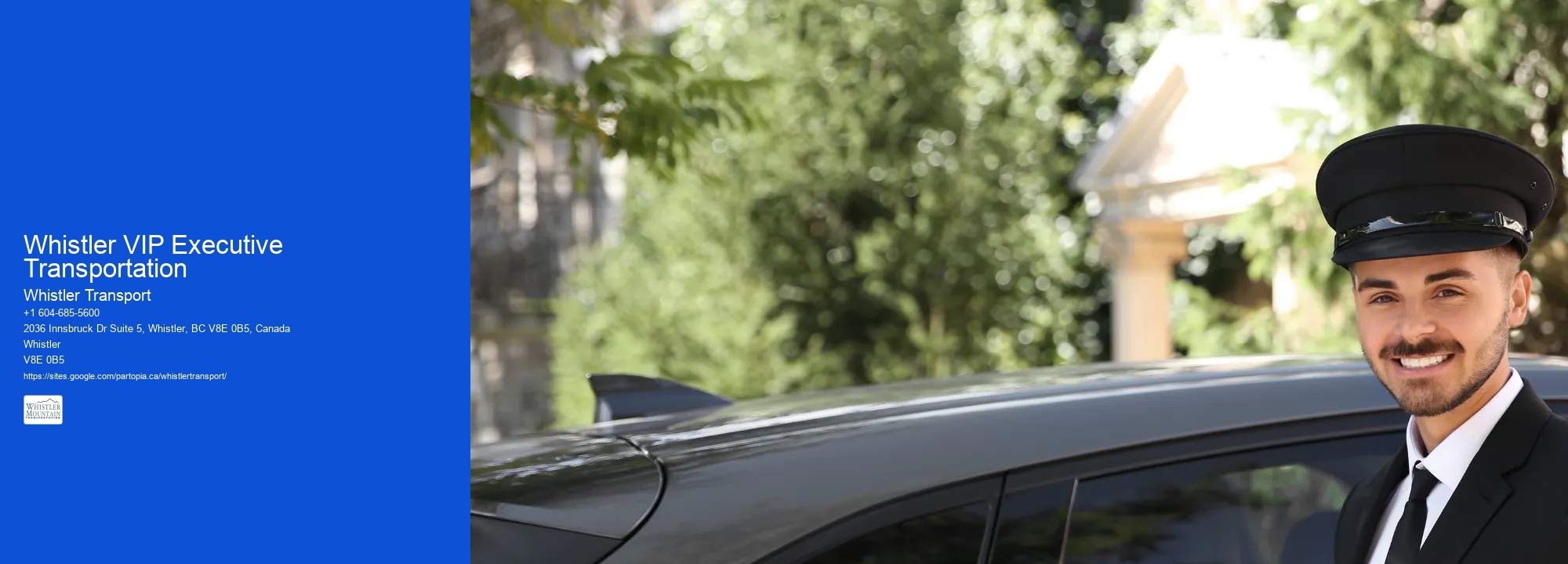 Whistler VIP Executive Transportation