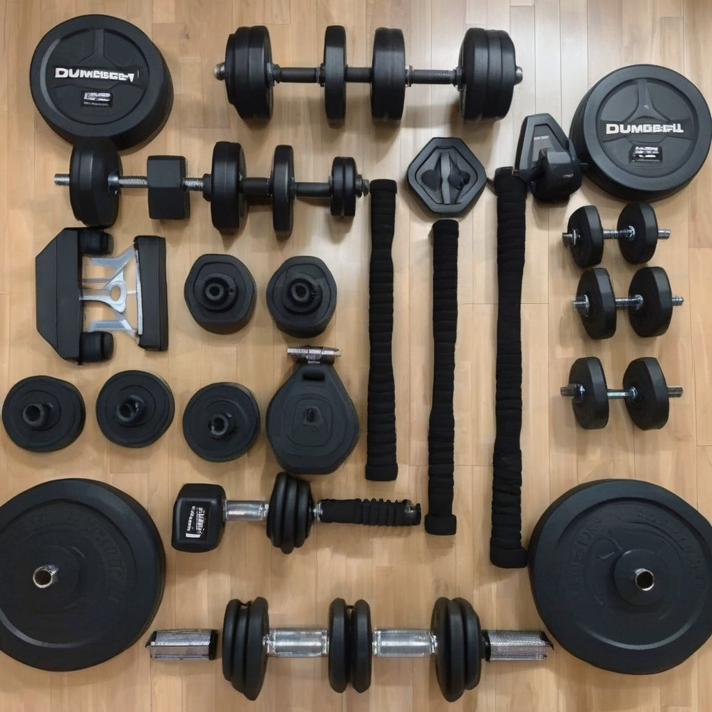 Kit completo academia doméstica