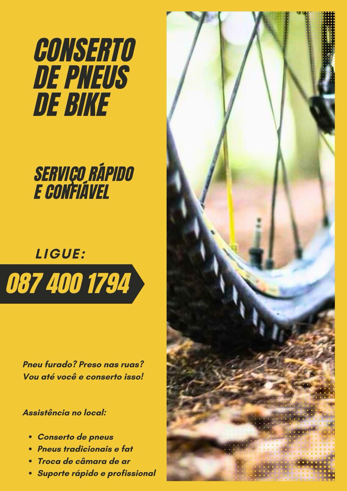 Conserto de pneus de bike