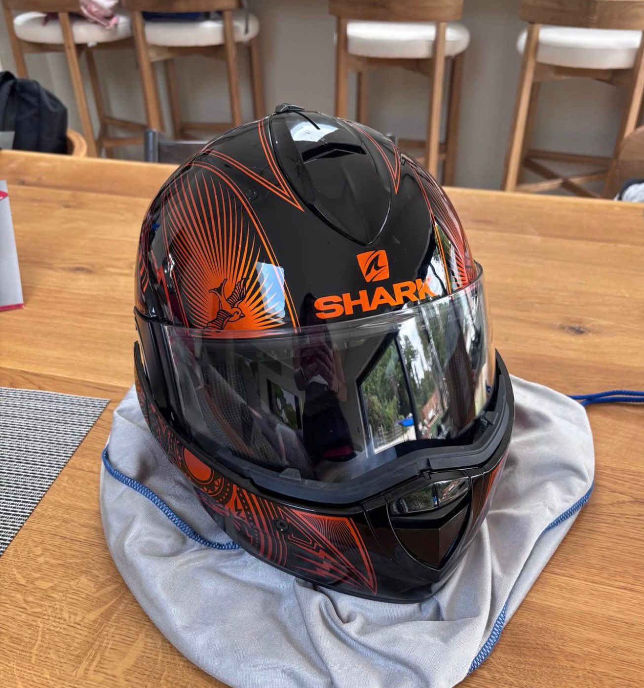 Capacete flip-up Shark Evoline Series 3 Mezcal Chrome