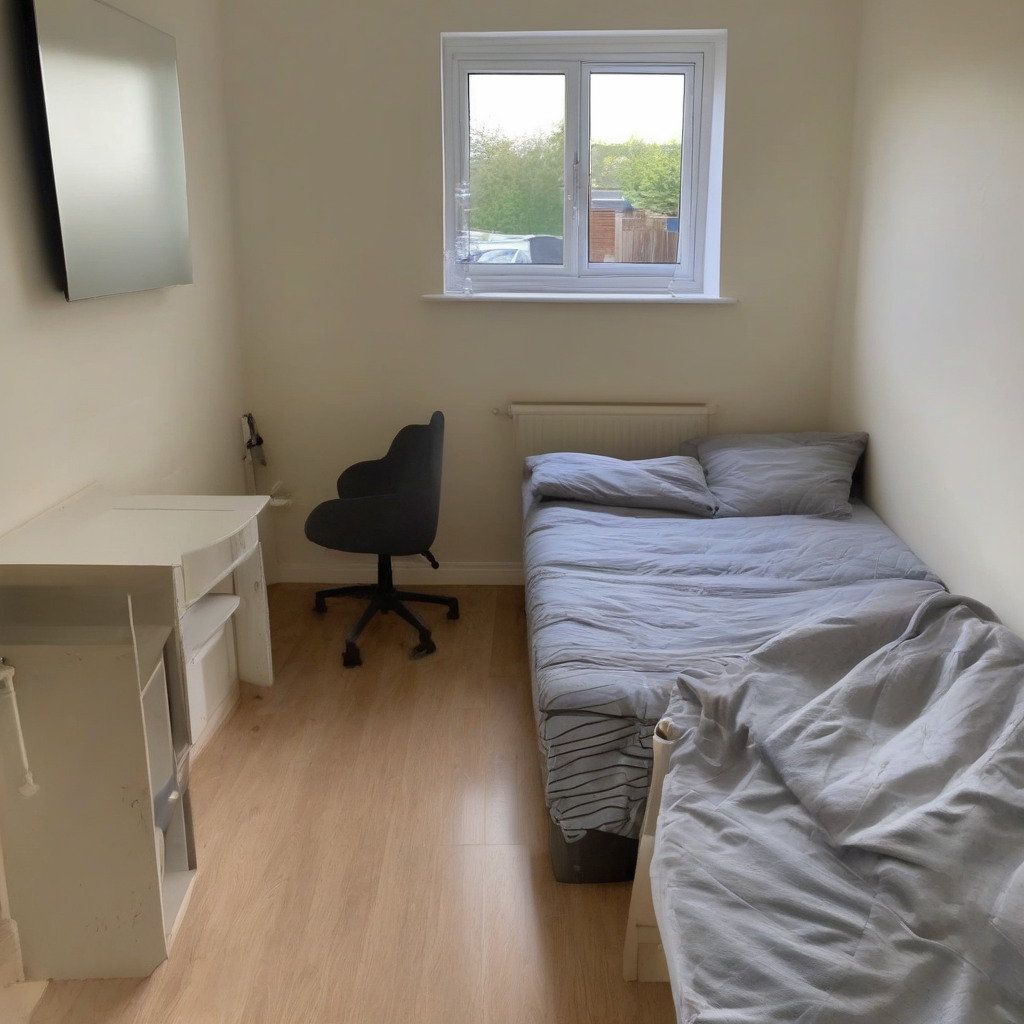 2 camas em quarto triplo feminino