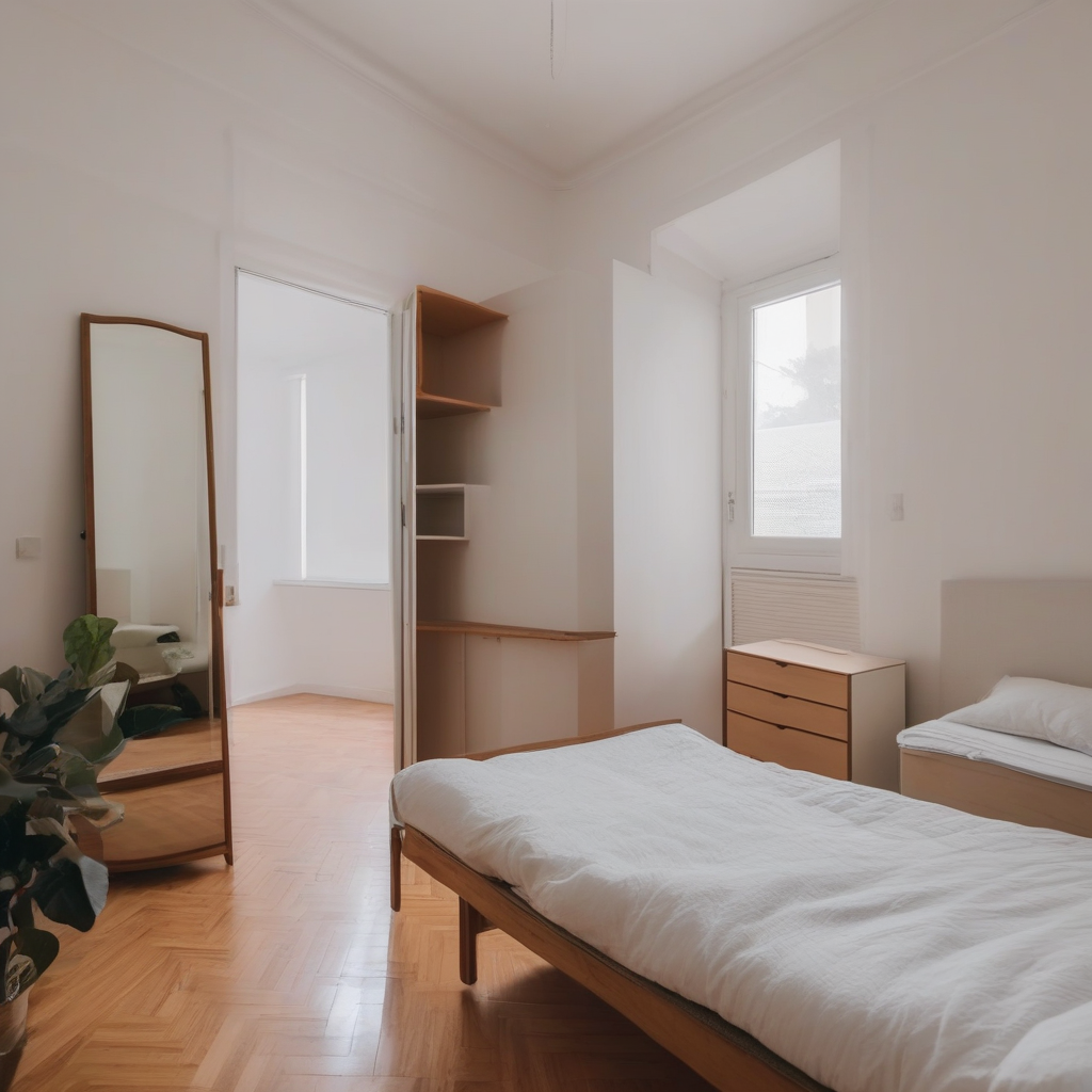 Quarto feminino temporário (2 semanas)