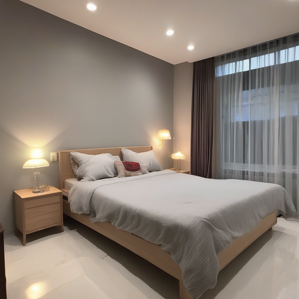 Quarto de casal em casa compartilhada