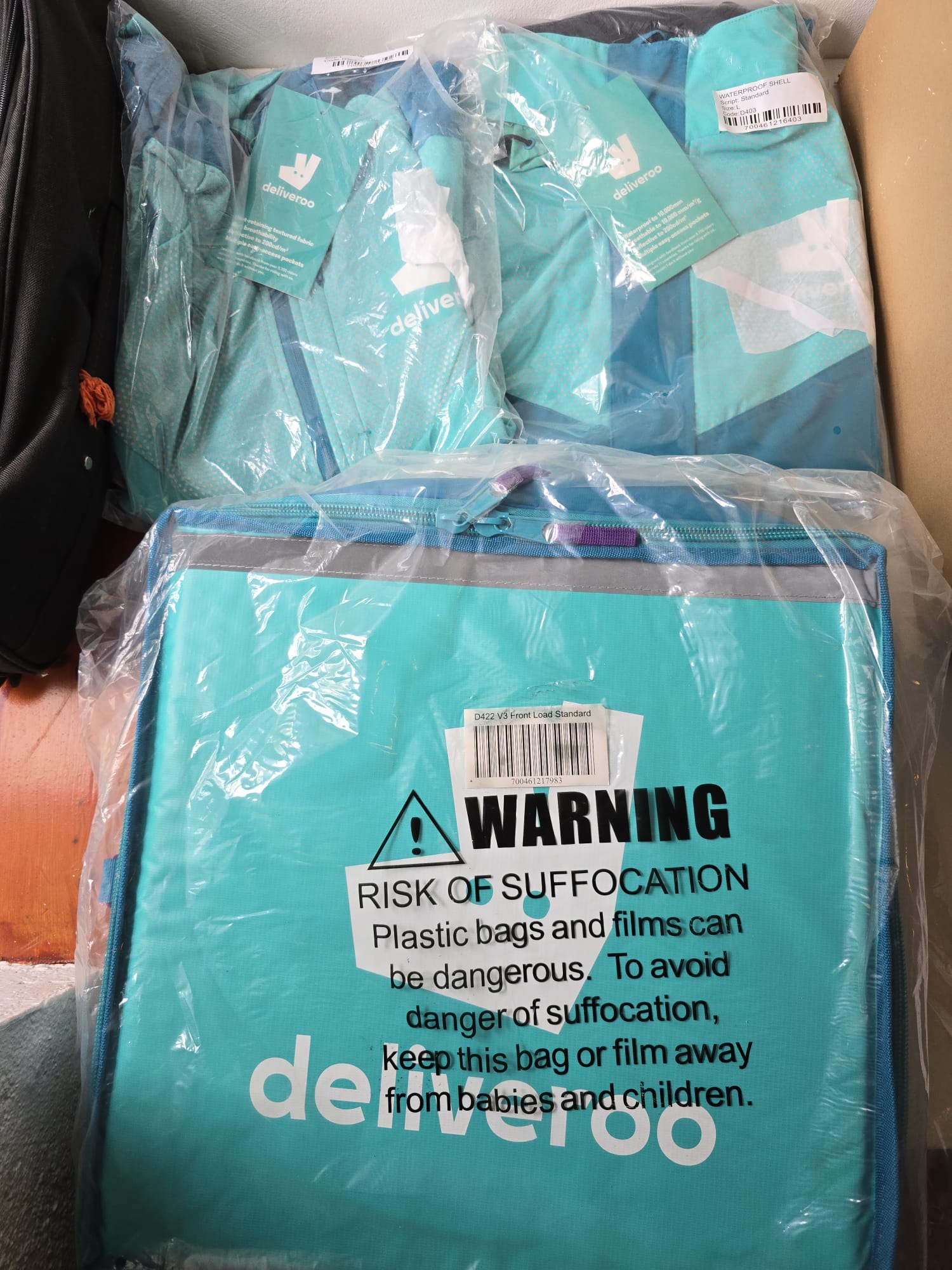 Kit novo Deliveroo