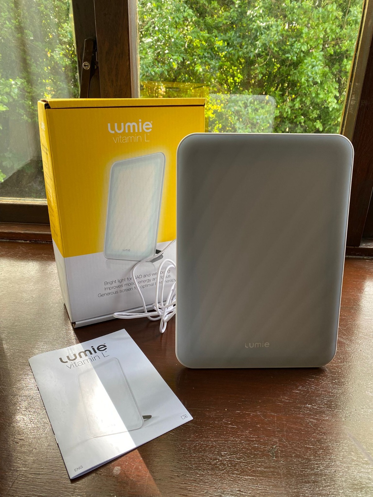 Lâmpada de terapia de luz Lumie Vitamina L