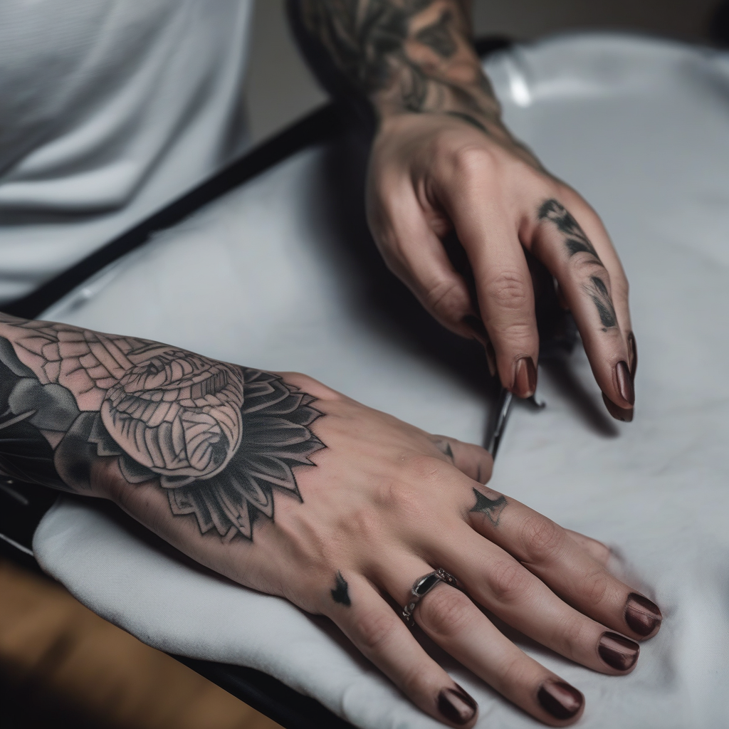 Tatuagens em casa por artista brasileiro