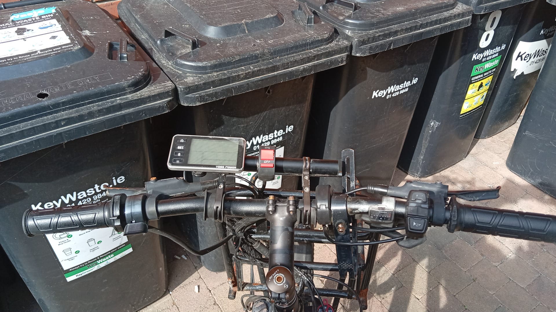 Bike pronta para trabalhar