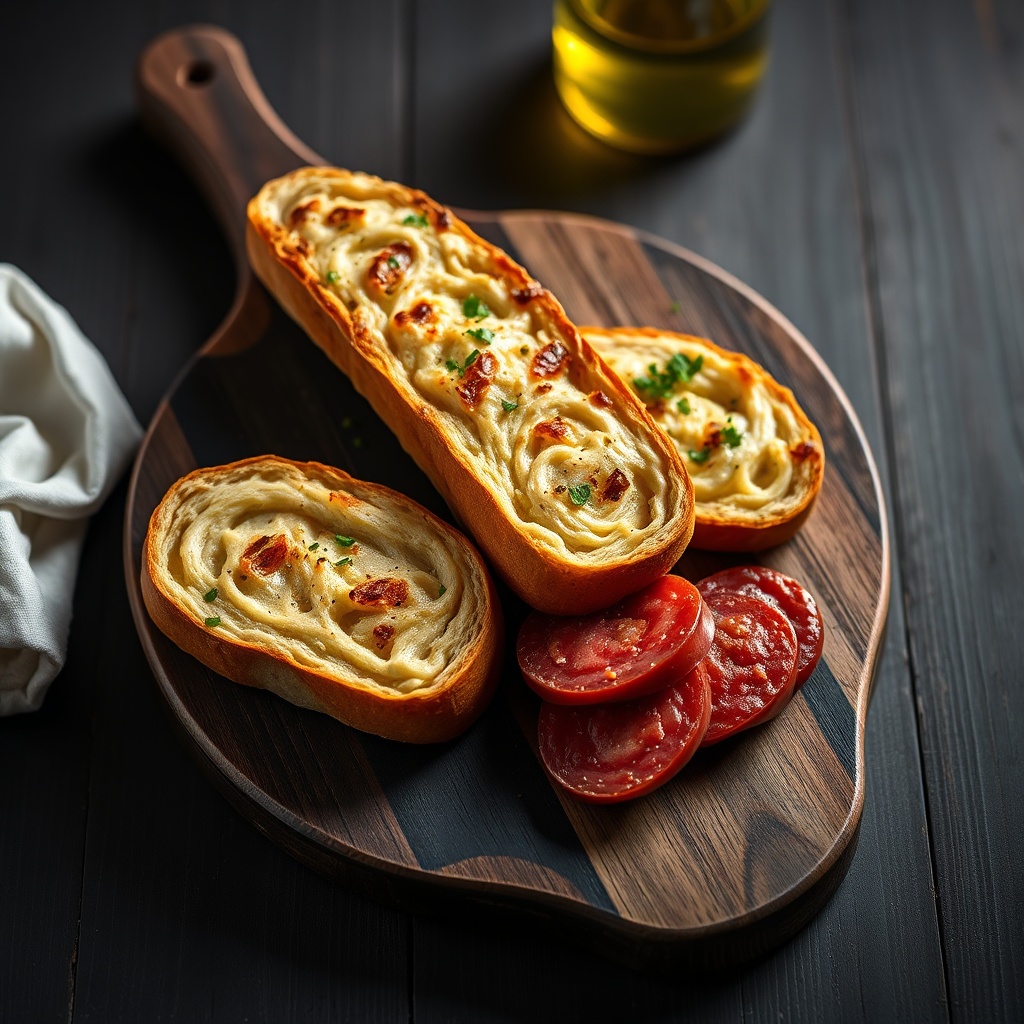 Pão de Alho Max + Linguiça Toscana Libella