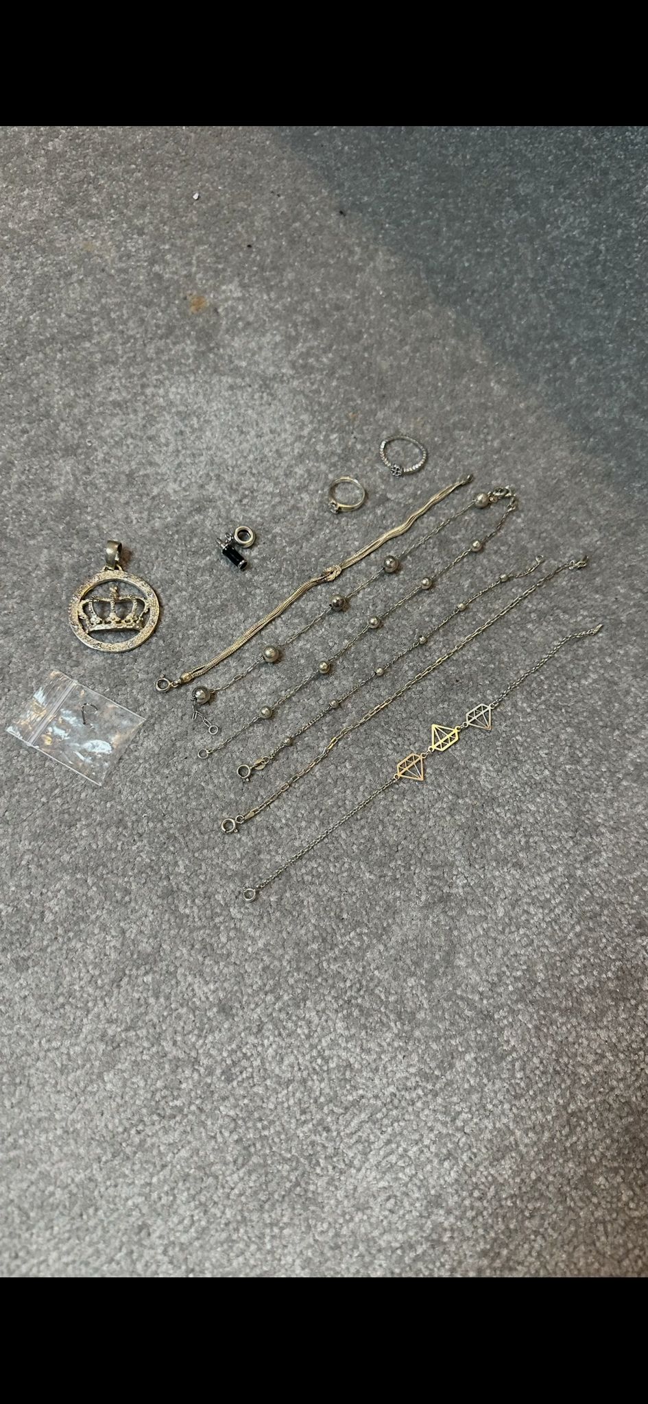 Kit de joias em prata 925