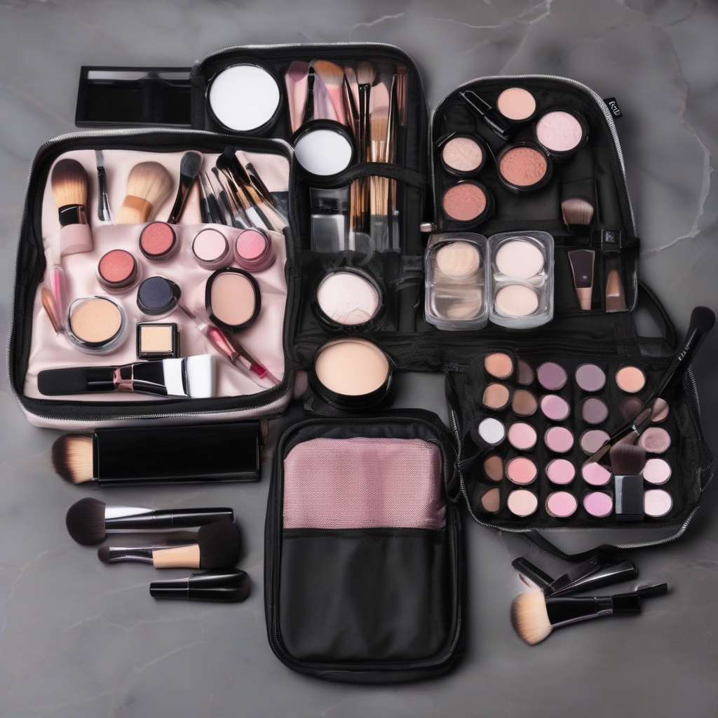 Kit profissional para maquiador