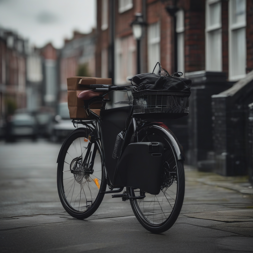 Bike elétrica para delivery com motor 500W