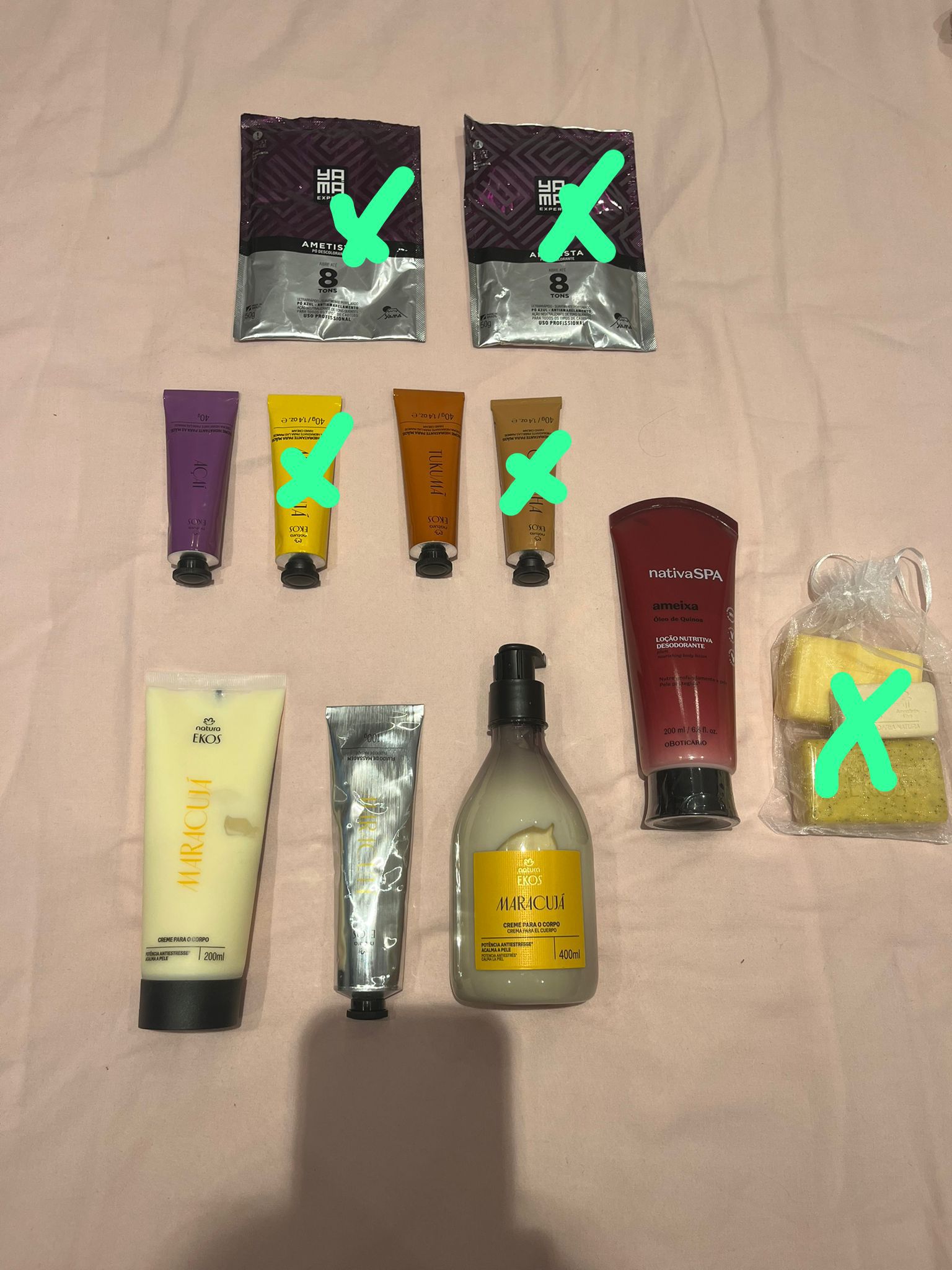 Cremes e sabonetes artesanais