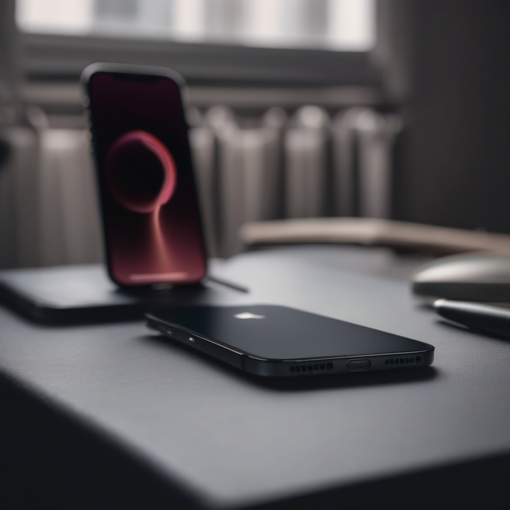 iPhone 12 e notebook em bom estado