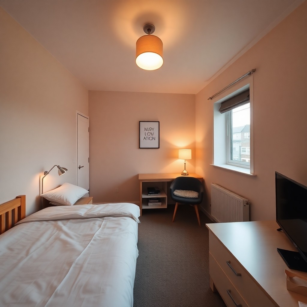 Quarto individual em apartamento compartilhado