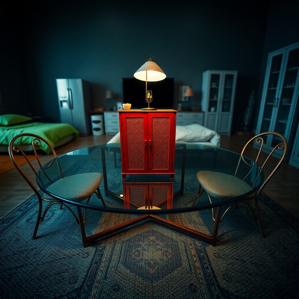 Mesa de vidro
