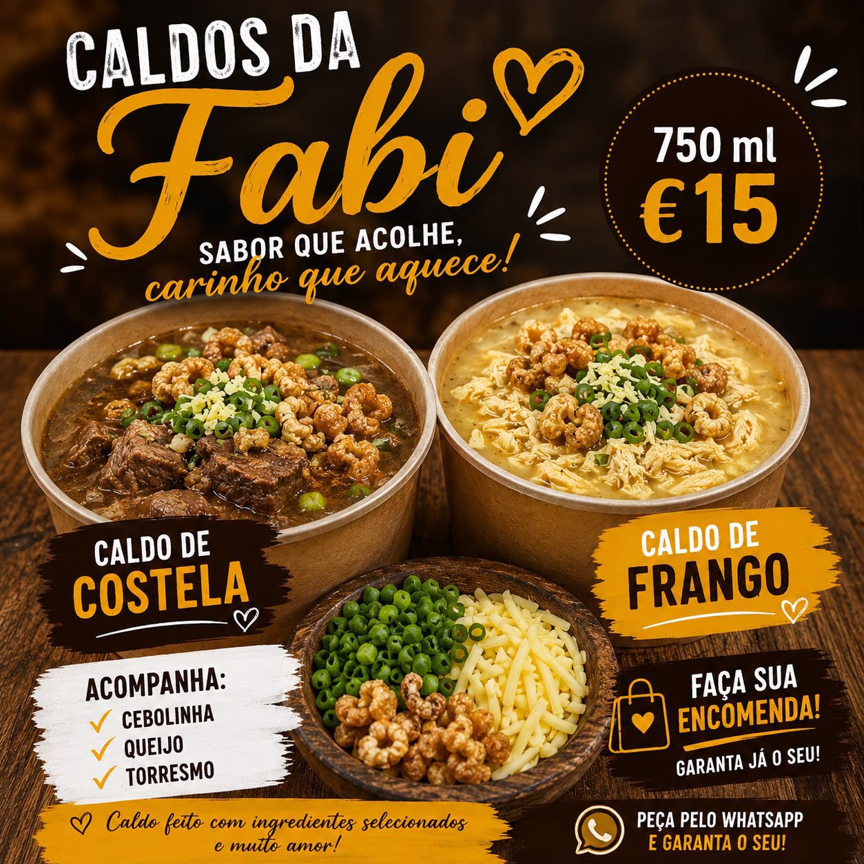 Foto real do vendedor