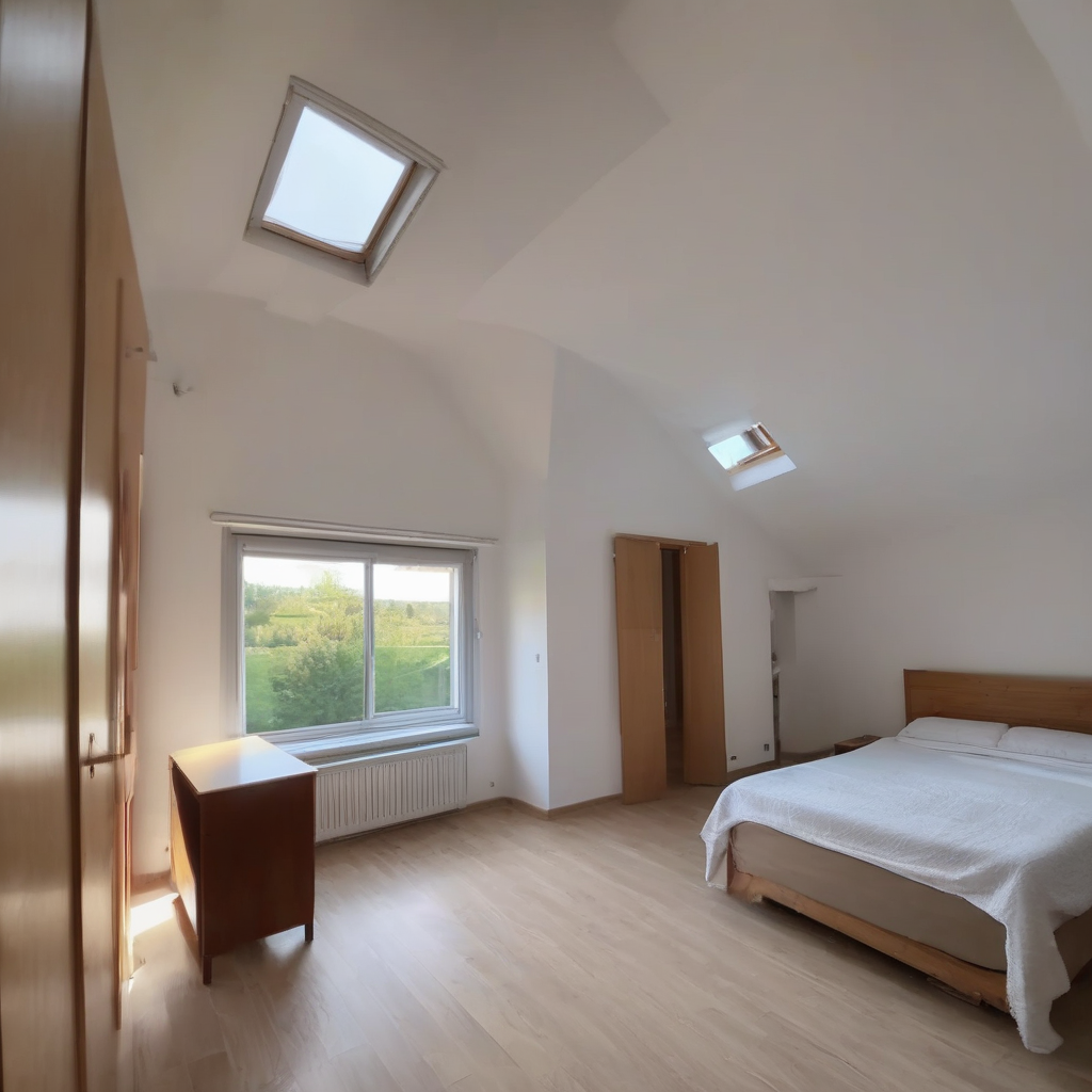 Quarto de casal suíte em casa reformada