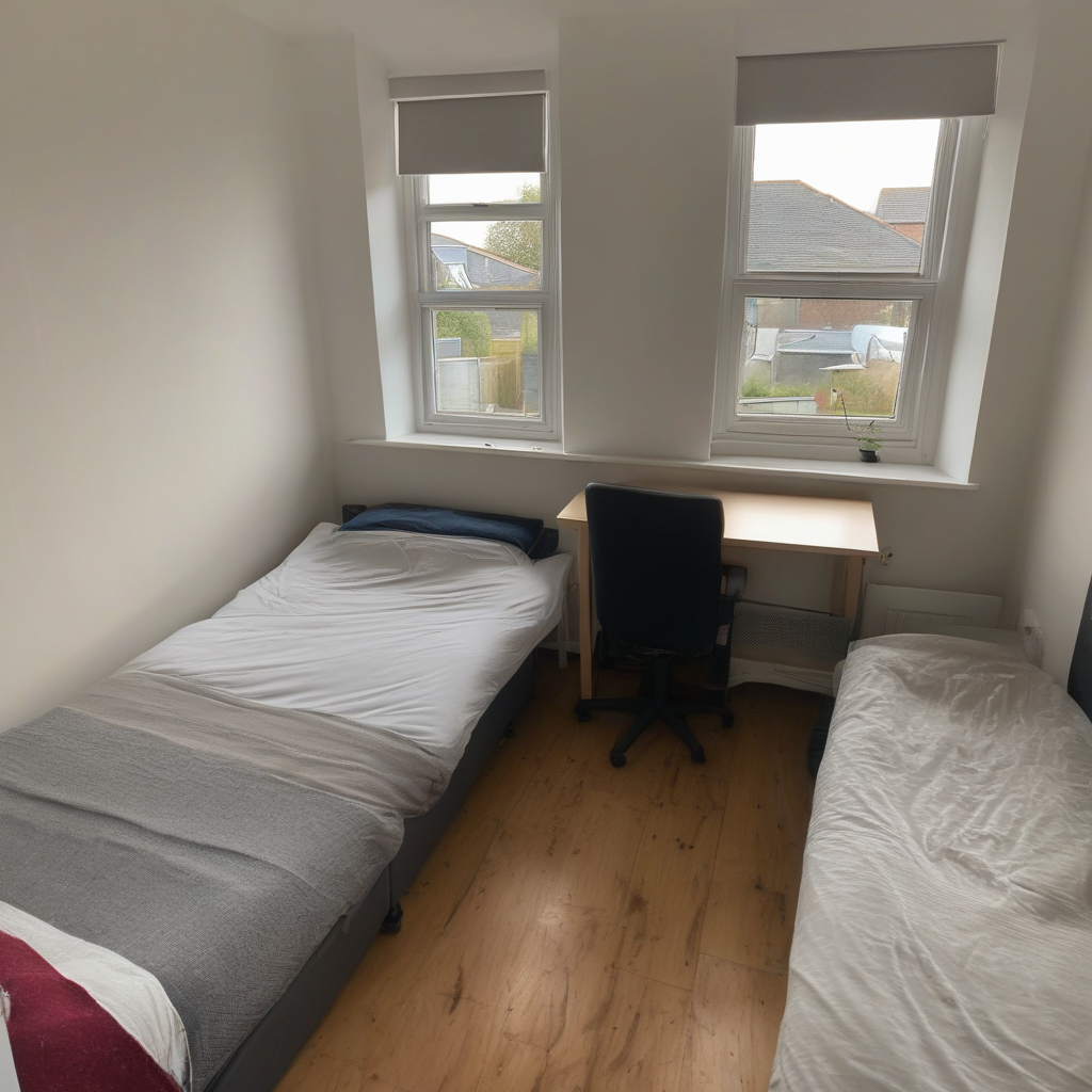 Quarto casal em casa compartilhada - D08W621