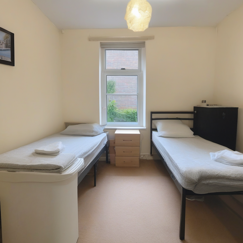 Quarto compartilhado com 2 camas em Lorcan Grove