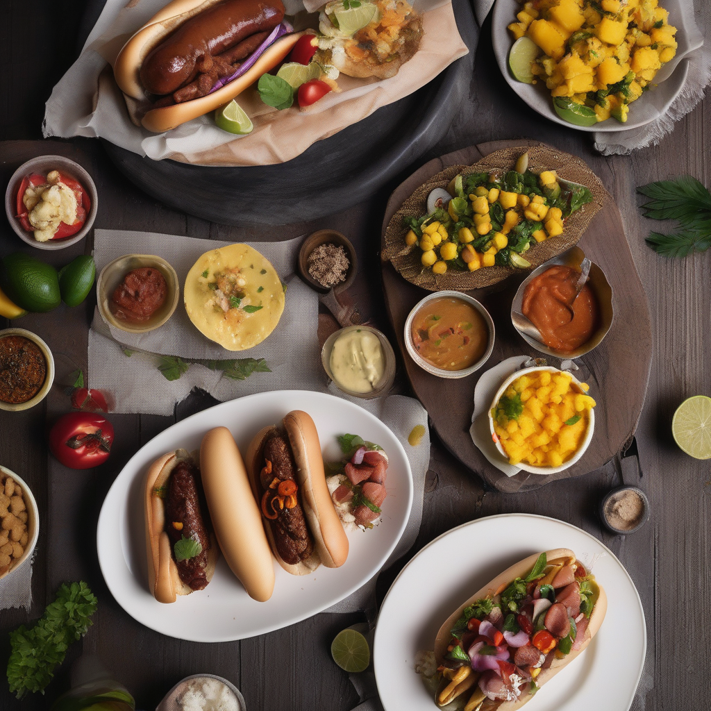Cardápio de comida brasileira