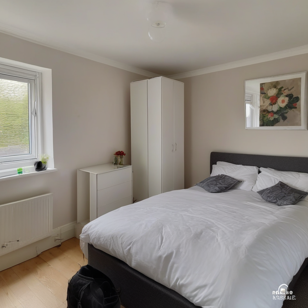 Quarto duplo com banheiro privativo - Dublin 13