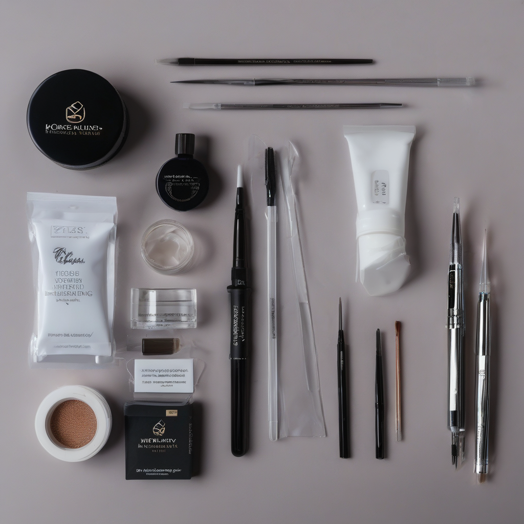 Kit completo para prática de microblading