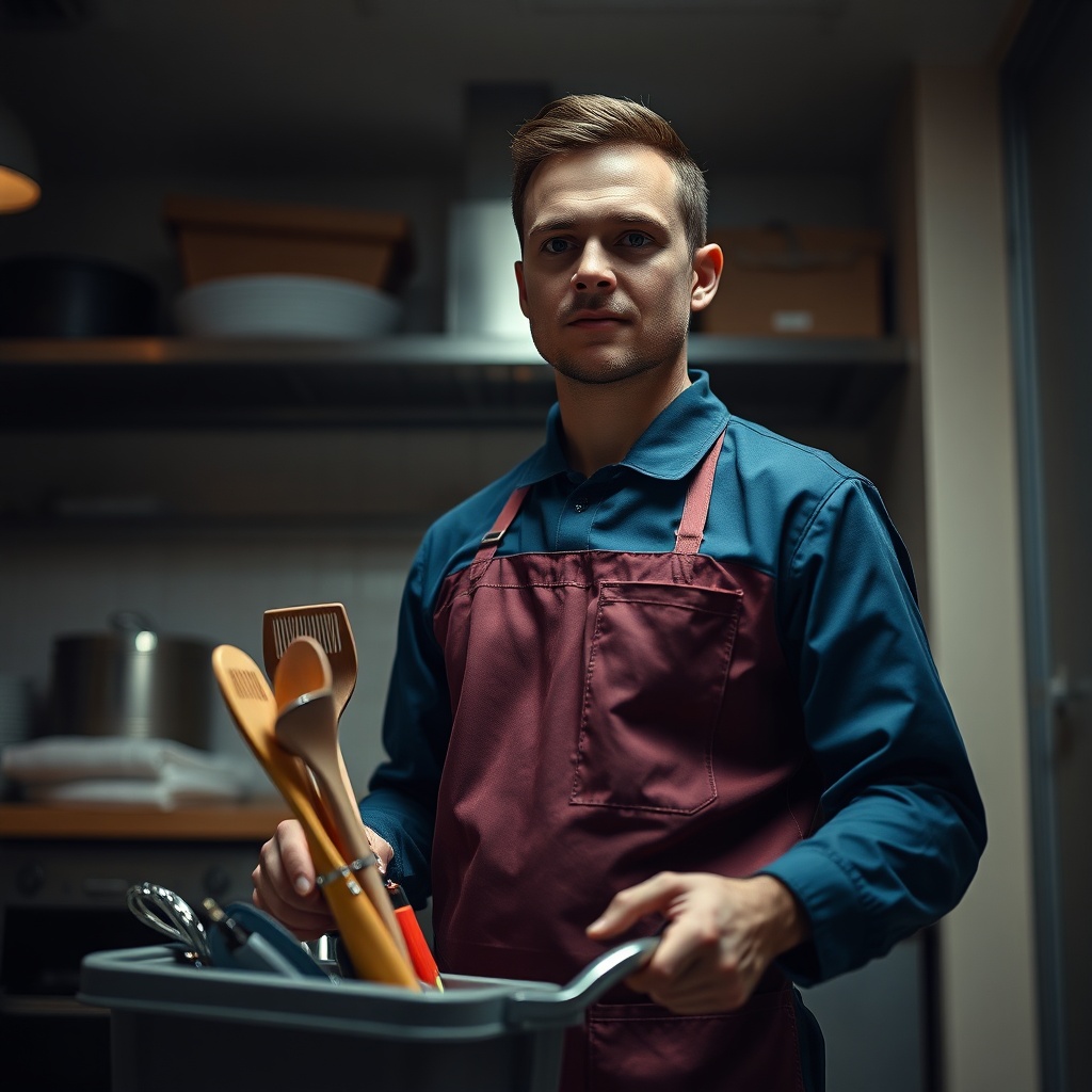 Trabalho como kitchen porter