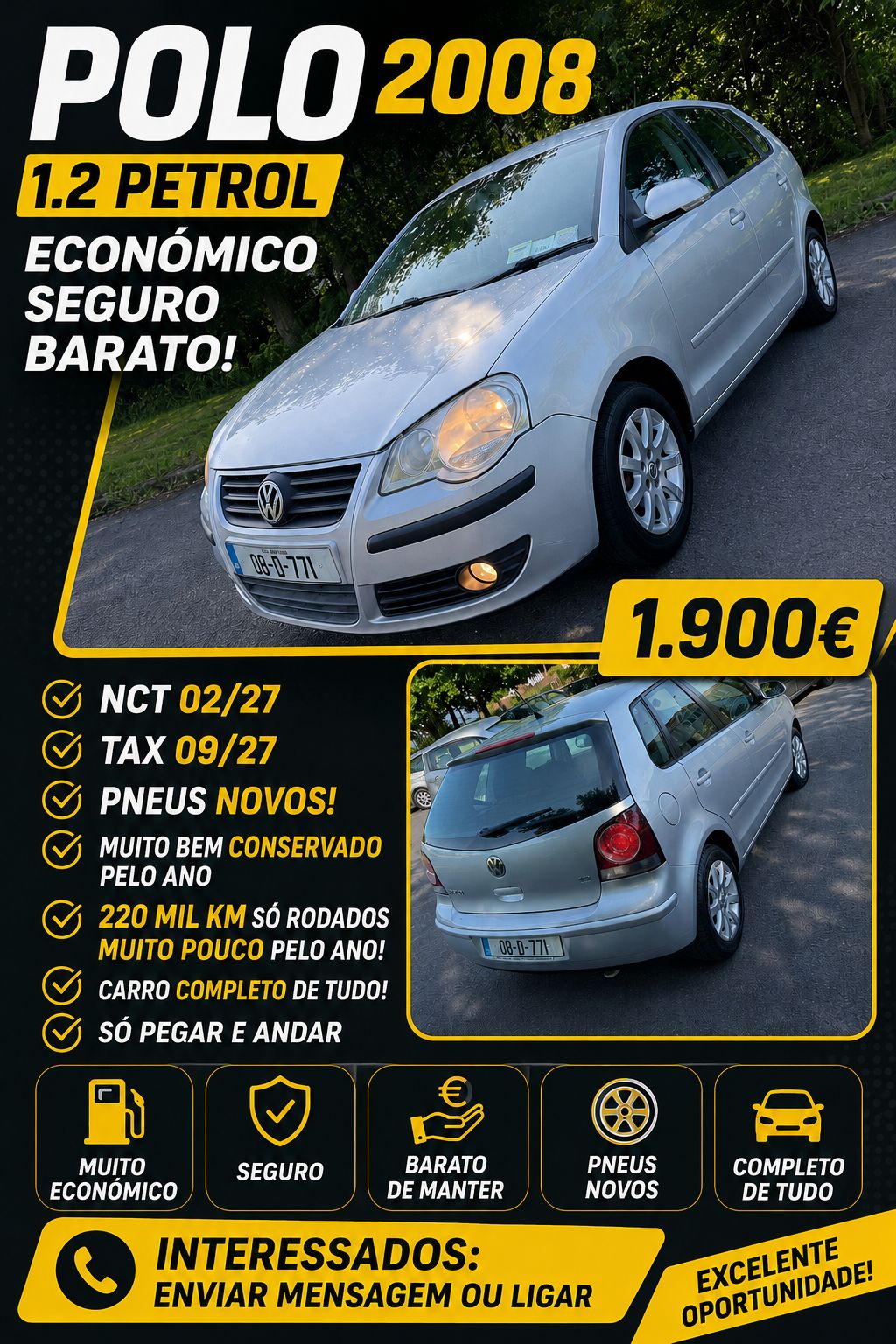 Foto real do vendedor