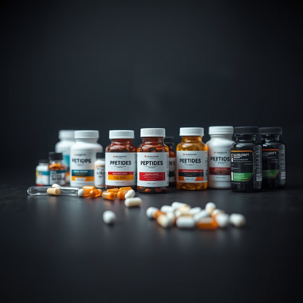 Peptídeos e suplementos