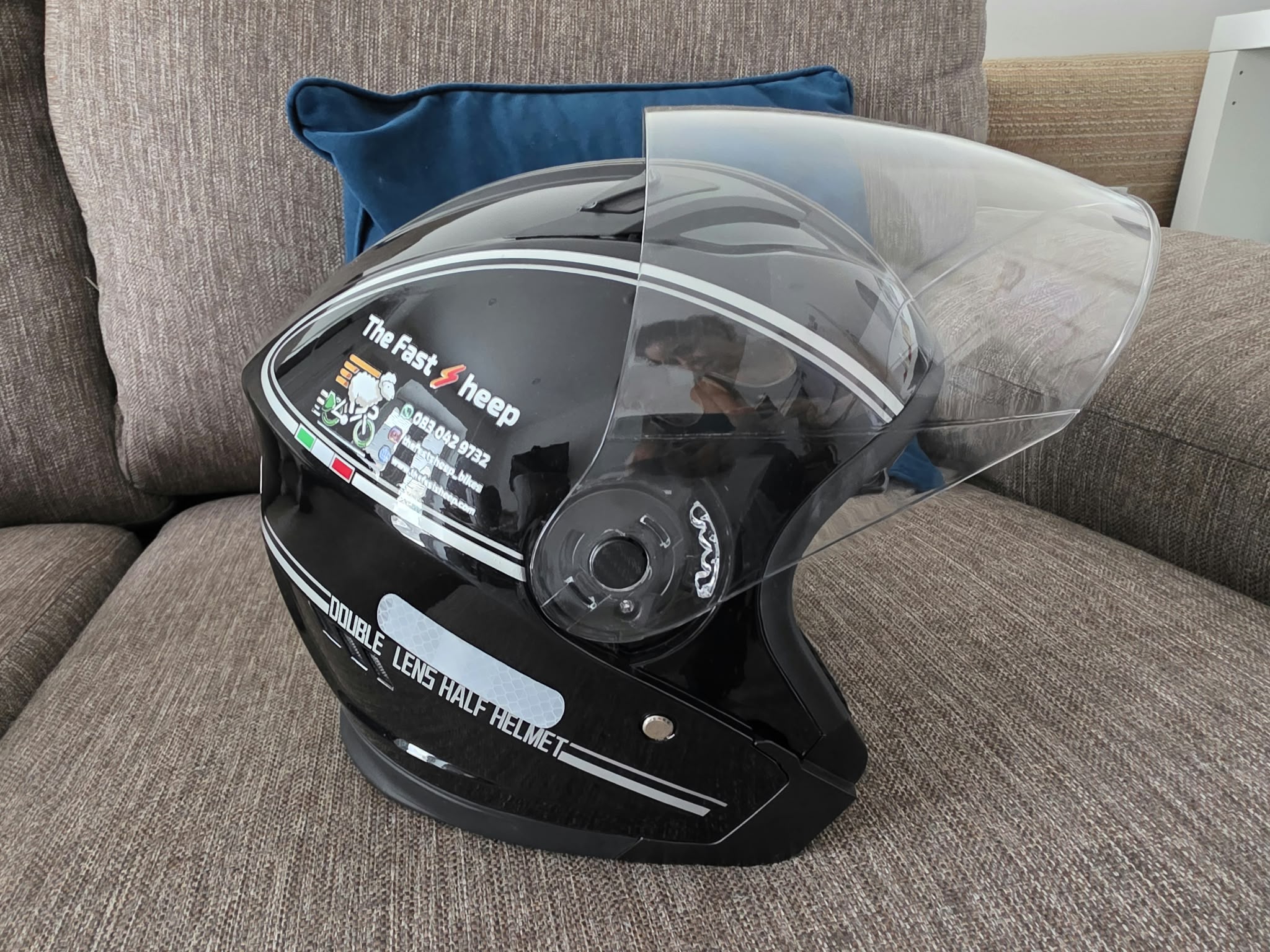 Capacete usado