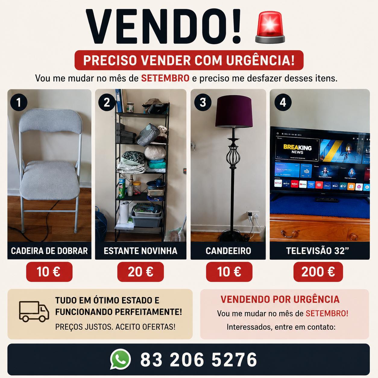Foto real do vendedor