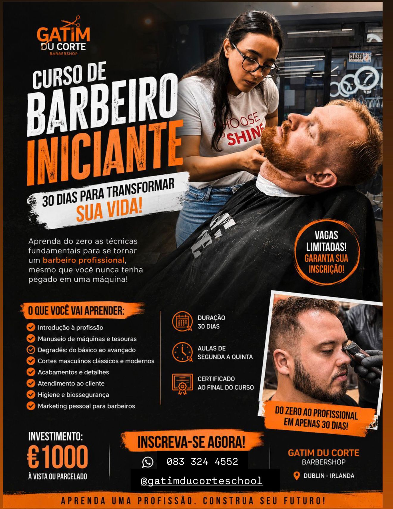 Curso de barbeiro profissional