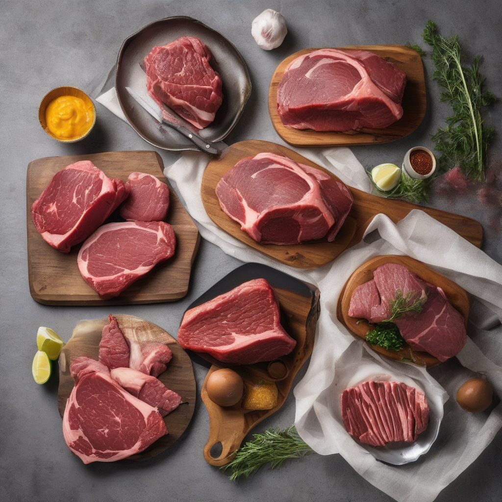 Carnes e cortes bovinos e de frango