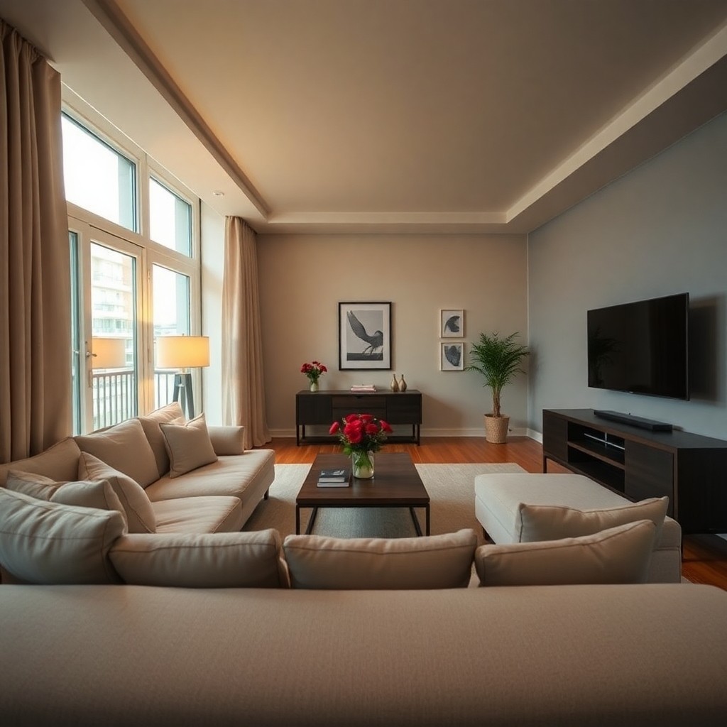 Flat for couple