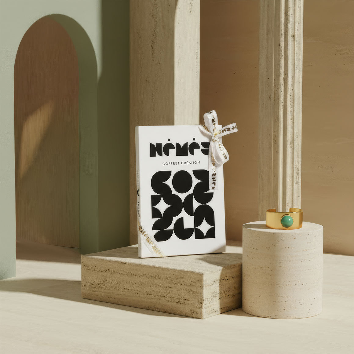 Coffret bague pierre